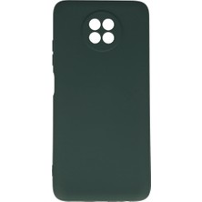 Eco Port Xiaomi Redmi Note 9 5g Kılıf Nano Içi Kadife Silikon - Koyu Yeşil