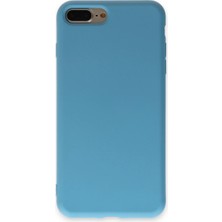 Eco Port Iphone 7 Plus Kılıf Nano Içi Kadife Silikon - Mavi