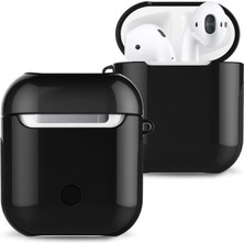Eco Port Airpods 2 (2.nesil) 3in1 Kılıf - Siyah