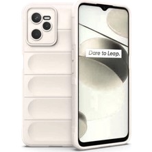 Eco Port Realme C35 Kılıf Optimum Silikon - Krem