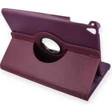 Eco Port Ipad 9.7 (2018) Kılıf 360 Tablet Deri Kılıf - Mürdüm