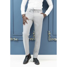 Ecer Regular Fit Beli Iplikli Yan Cepli Astarsız Kışlık Kumaş Pantolon