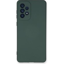 Eco Port Samsung Galaxy A53 5g Kılıf Nano Içi Kadife Silikon - Koyu Yeşil
