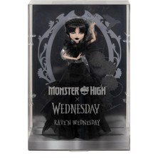 NessiWorld HXJ03 Monster High Wednesday Balo Elbiseli Bebek
