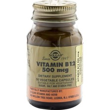 Solgar Vitamin B12 500 Mcg 50 Kapsül