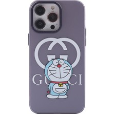 Eco Port Iphone 14 Pro Kılıf Prada Desenli Kapak - Prada Mor - 3