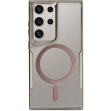 Eco Port Samsung Galaxy S23 Ultra Kılıf Boyi Magsafe Silikon Kapak - Titan Gri