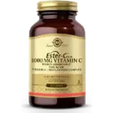 Solgar Ester-C™ Plus 1000 Mg (Mide Hassasiyeti Yaratmayan C Vitamini Desteğidir.) 60 Tablet