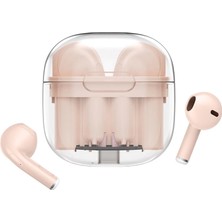 Eco Port Ls-09 Bluetooth 5.3 Tws Kablosuz Airpods Kulaklık - Pembe