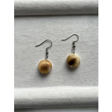 Pel Design Yılancık Taşı Gümüş Renk Çelik Küpe