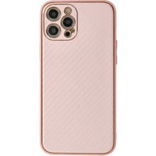 Eco Port Iphone 12 Pro Kılıf Coco Karbon Silikon - Pembe