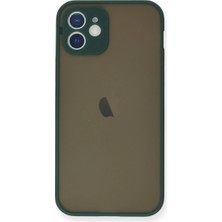 Eco Port Iphone 12 Mini Kılıf Montreal Silikon Kapak - Yeşil