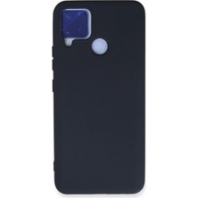 Eco Port Realme C15 Kılıf Nano Içi Kadife Silikon - Lacivert