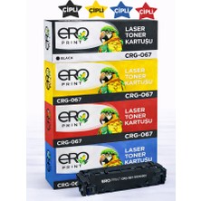 Ero Print Canon LBP-631dw Muadil Toner - 1350 Sayfalık - 4 Renk Toner Set