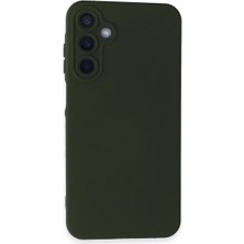 Eco Port Samsung Galaxy A15 4g Kılıf Nano Içi Kadife Silikon - Koyu Yeşil