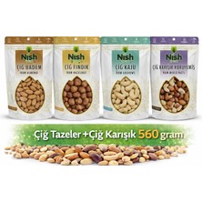 Nish Fresh Çiğ Tazeler Vegan Lezzetler 4 Çeşit 560 Gram