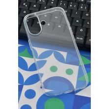 NOVKA Phone Accessories iPhone 17 Uyumlu Kredi Şeffaf Düz Kılıf Kamera Korumalı