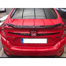 OLED Garaj Honda Civic Fc5 Için Uyumlu Piano Black Siyah Logo Arm