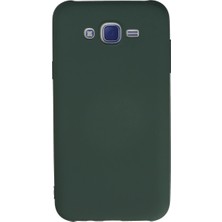 Eco Port Samsung Galaxy J7 Kılıf Nano Içi Kadife Silikon - Koyu Yeşil
