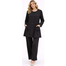 BezeXL Büyük Beden Aerobin Ikili Takım Siyah