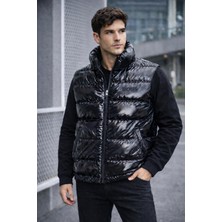 Hugo Boss Parlak Erkek Şişme Yelek