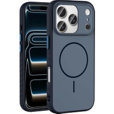 Başkenttekno iPhone 17 Pro Max Kılıf Kılıf Kablosuz Şarj Özellikli Kamera Korumali Tea Kapak