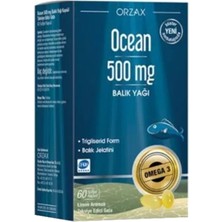Orzax Ocean Plus 500 Mg Balık Yağı 60 Kapsül - Limon Aromalı