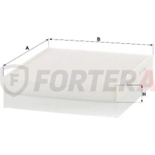 Fortera Polen Filtresi Jetta Golf Vii A3 Leon Octavia