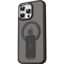 Eco Port Iphone 15 Pro Tork Magsafe Standlı Kapak - Siyah