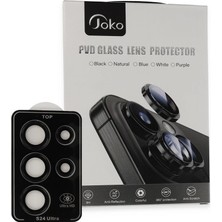 Eco Port Joko Samsung Galaxy S23 Ultra Pvd Metal Kamera Lens - Siyah