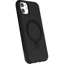 Eco Port Apple Iphone 11 Regal Magsafe Standlı Kapak - Siyah