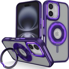 Eco Port Joko Iphone 16 Banza Magsafe Standlı Kapak - Derin Mor