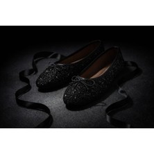 Slipcat Pullu Simli Payetli Toka Detaylı Kadın Şık Günlük Babet