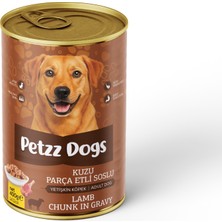 Bzs Petzzdogs Kuzu Etli Yetişkin Köpek Konservesi 400 gr 2 Adet