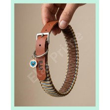 Elar Aksesuar El Yapımı Paracord & Deri Köpek Boyun Tasması – Örgü Urban 07