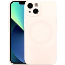 Eldenör Ally iPhone 14 Plus 6.7inç Liquid Silica Magsafe Uyumlu Silikon KILIF-(5775)