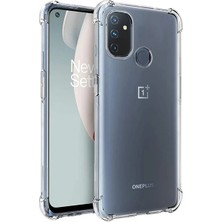 Eldenör Oneplus Nord N100 Anti-Drop Silikon Kılıf Kamera Korumalı Şeffaf Silikon KILIF-(5775)