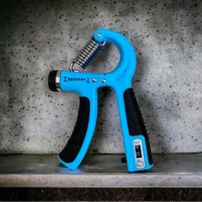 Helia Studio Mavi 5 kg - 60 kg Arası Ayarlanabilir El Bilek Kol Kuvvetlendirme Egzersiz El Yayı - Fizik Tedavi - Spor - Fitness - Güç