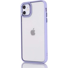 Eldenör Ally iPhone 12 - 12 Pro 6.1inç Kılıf Parlak Renkli Çerçeveli Ultra Lüx Tpu Silikon KILIF-(5775)
