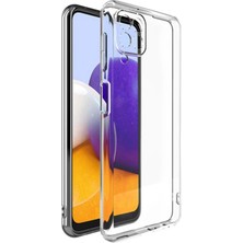 Eldenör Ally Sm Galaxy A22 4g Kılıf Kamera Korumalı Ultra Ince Şeffaf Silikon KILIF-(5775)