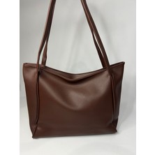 Özbu Büyük Boy Yumuşak Deri Çanta