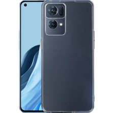 Eldenör Ally Oppo Reno 7 Pro Kılıf Kamera Korumalı Ultra Ince Şeffaf Silikon KILIF-(5775)