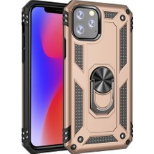 Eldenör Ally iPhone 11 Pro 5.8 Inch Yüzüklü Kılıf Armor Shockproof Ring KILIF-(5775)
