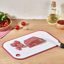 Nuit Concept Qlux Kesme Tahtası Silikon Kaydırmaz Kesim Panosu Et Tavuk Balık Sebze Meyve L-00926 Bpa Içermez