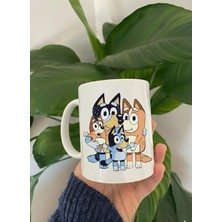 Sartre Art Bluey Bingo5 Karakteri Özel Tasarım Hediyelik Kupa Bardak