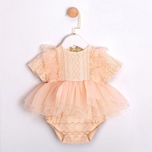 Tulip Sırt Detaylı Kız Bebek Romper