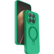 Eco Port Xiaomi Mi 15T Pro Regal Magsafe Standlı Kapak - Yeşil