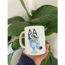 Sartre Art Bluey Bingo4 Karakteri Özel Tasarım Hediyelik Kupa Bardak