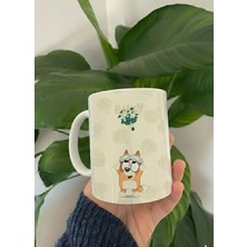 Sartre Art Bluey Bingo1 Karakteri Özel Tasarım Hediyelik Kupa Bardak