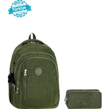 Niss Store Yeni Sezon Lisanslı Krinkıl Kumaş Sırt Çantası, Okul Çantası ve Iki Cepli Kalem Kutusu